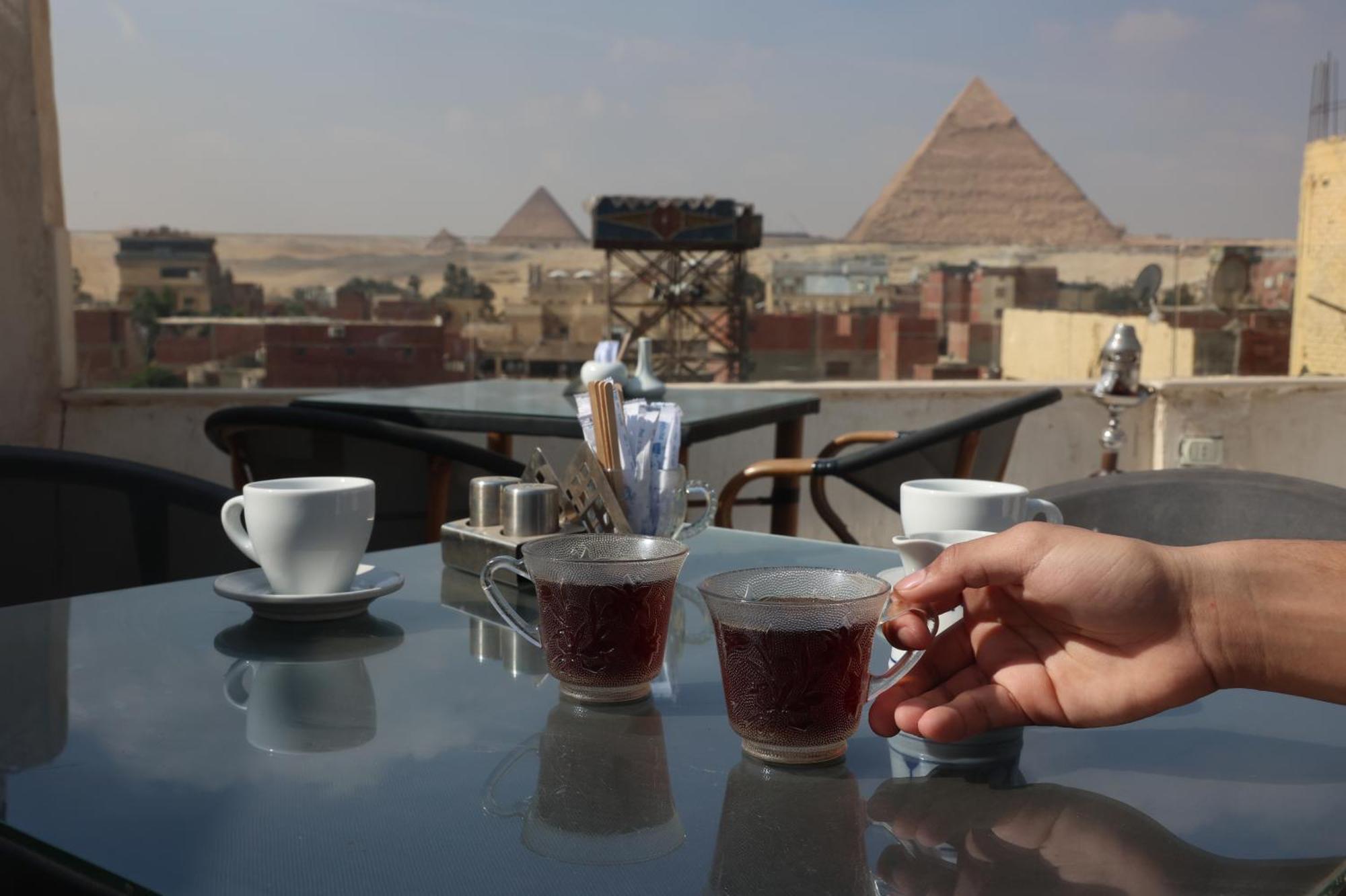 Eagles Pyramids View 호텔 Kafret el-Gabal 외부 사진