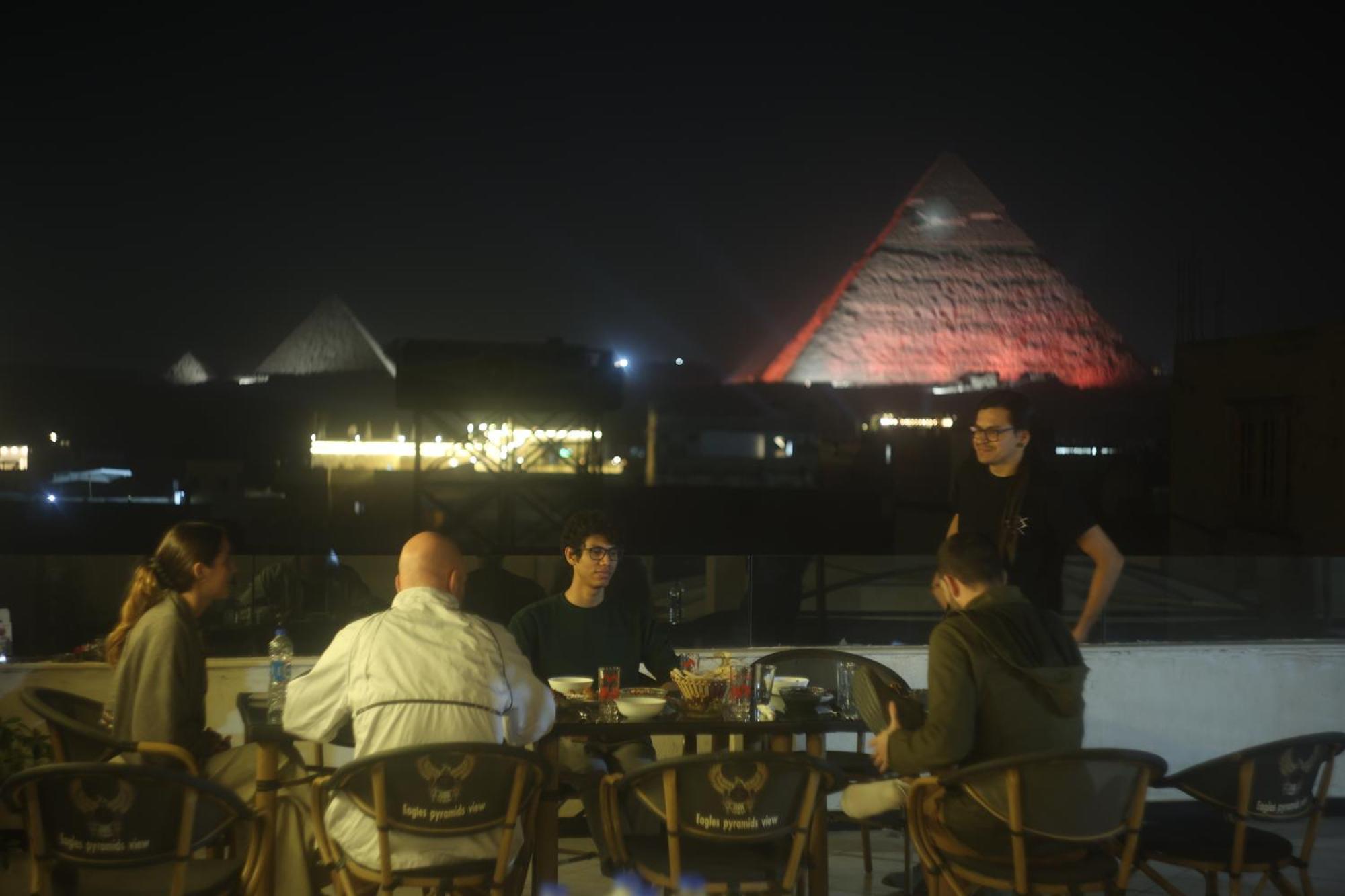 Eagles Pyramids View 호텔 Kafret el-Gabal 외부 사진